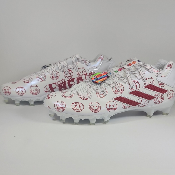Adidas Freak 22 Big Mood DSG SM Mens Football Cleats White GZ6901 NEW Multi Sz - Picture 2 of 10